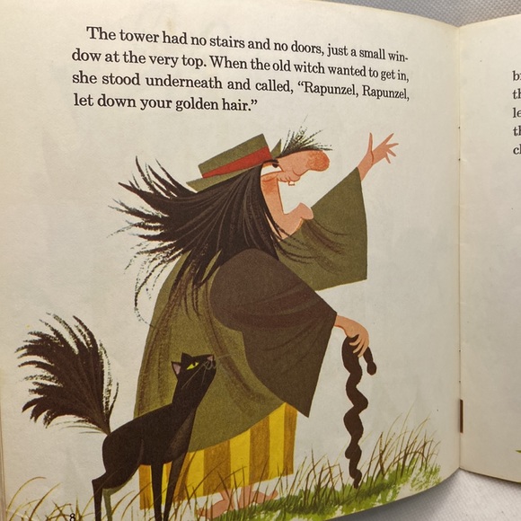 Disneyland The Story of Rapunzel Children’s Book and Vinyl Record 1970 - Picture 6 of 16